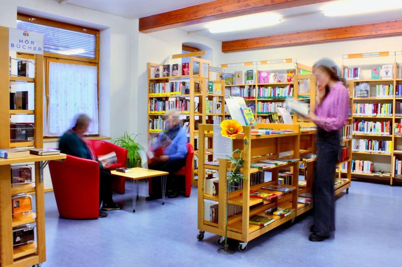 Bücherei Traisen - Innenansicht 